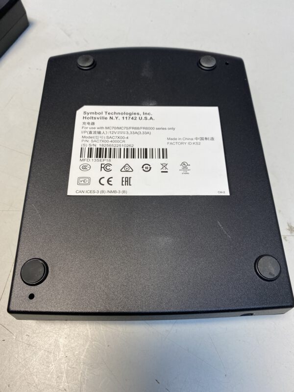 Symbol Motorola Orig. 4fach Lader SAC7X00-4000CR inkl. Ladegerät und Netzstecker – Bild 5